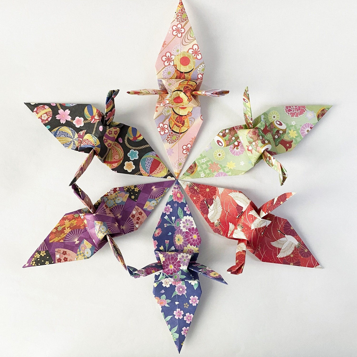 100 Origami Cranes